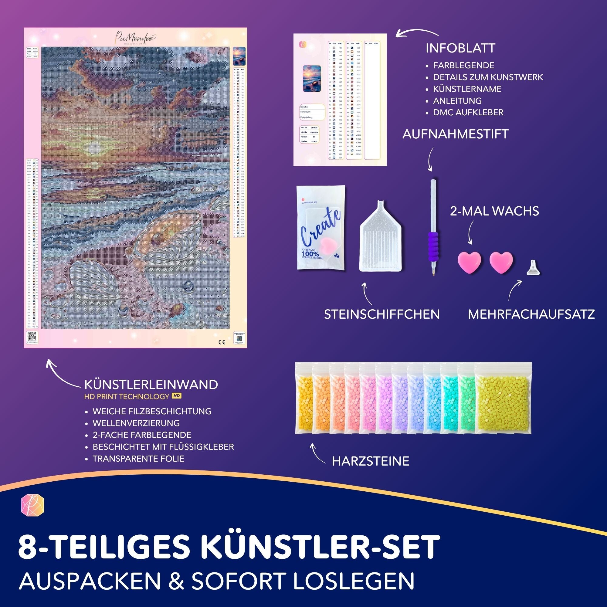 Diamond Painting - Strandliebe