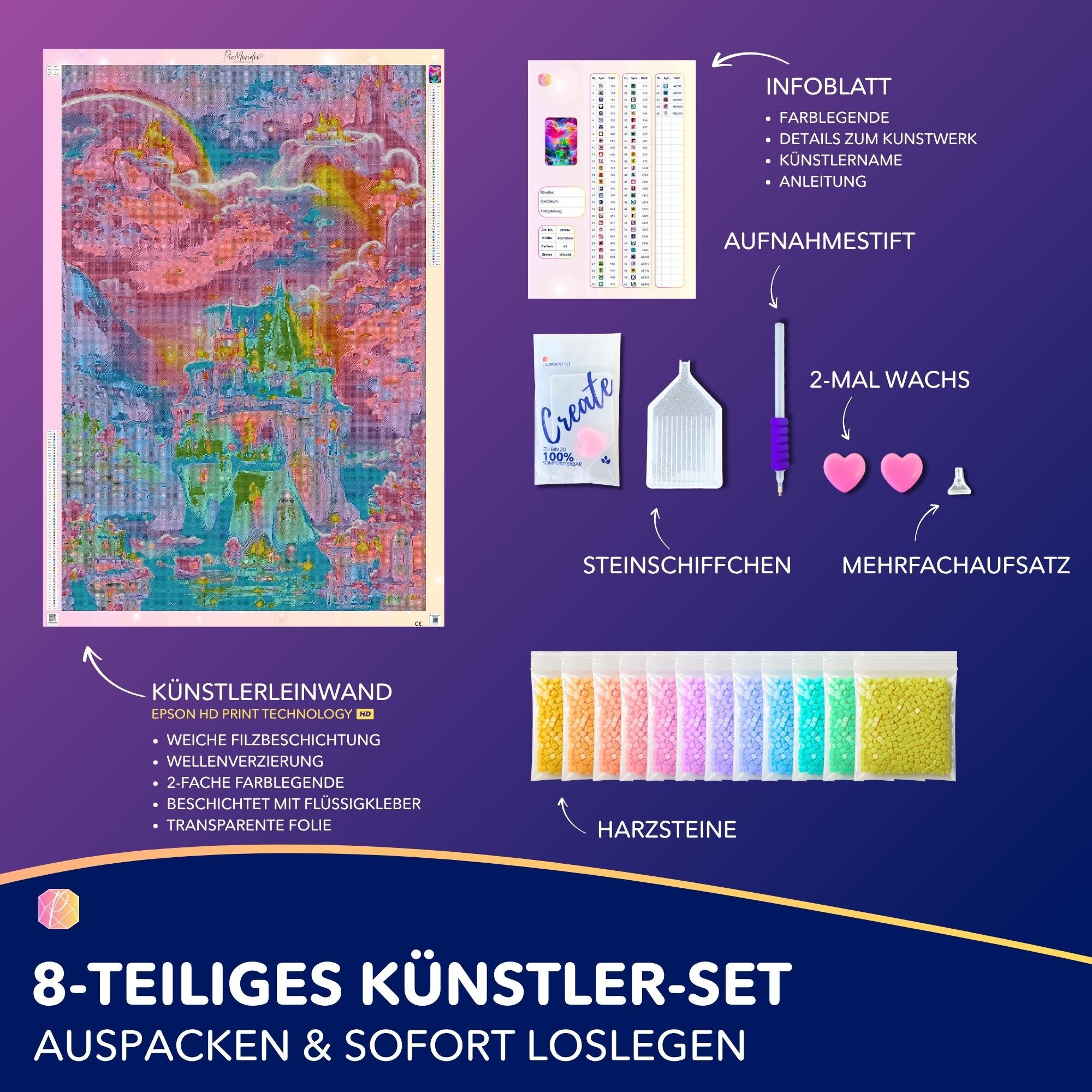 Diamond Painting AB Special - Traumland in der Fantasie