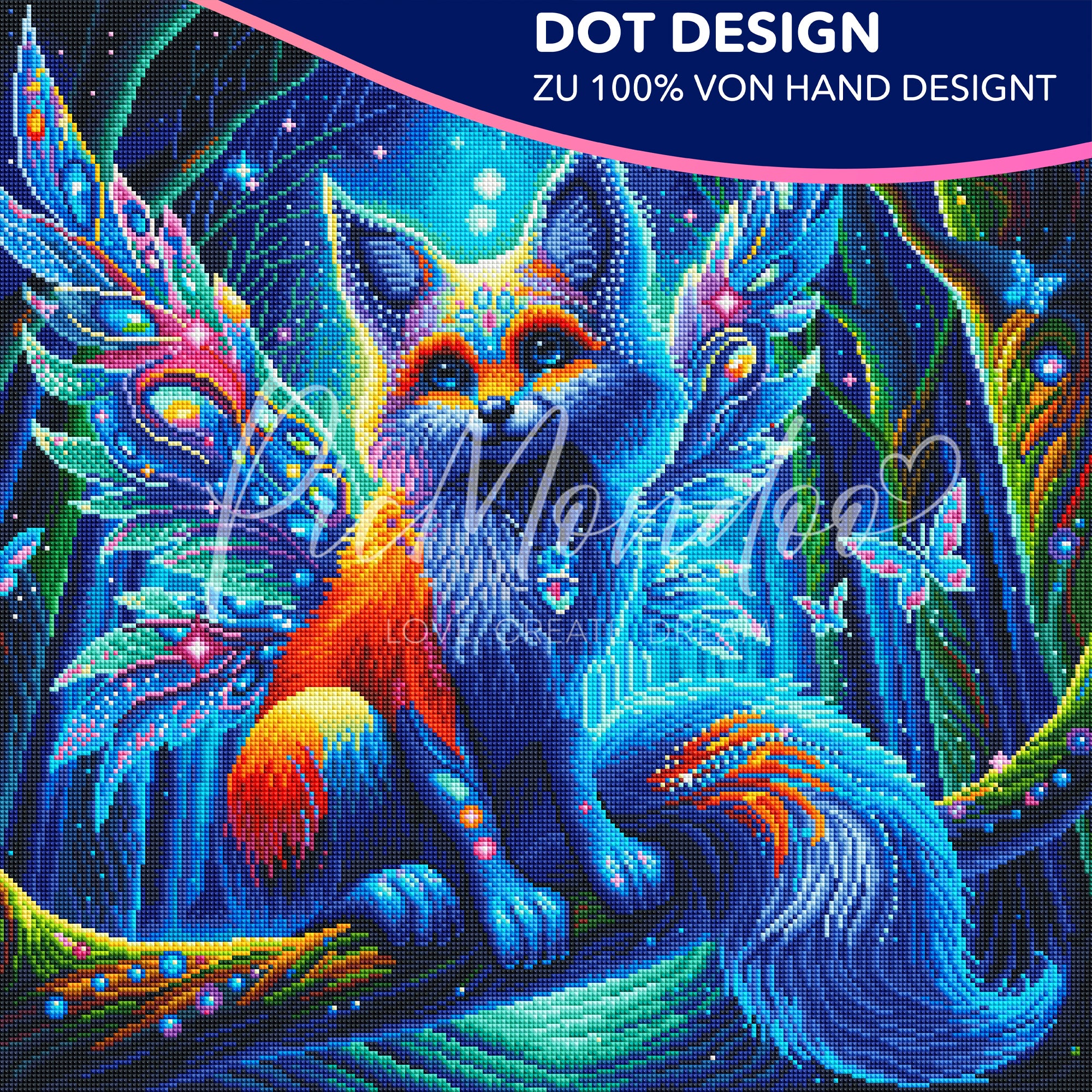 Diamond Painting Dot desing Fairy Fox of Magic