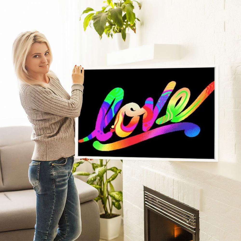 GRATIS Diamond Painting Bild Love