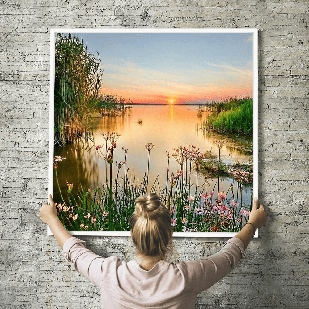 Diamond Painting Wandbild A quiet place