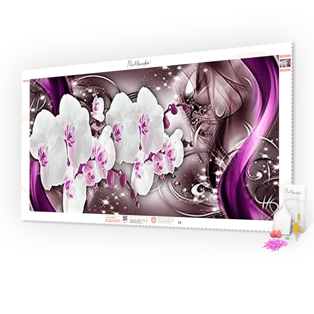 Diamond Painting XXL Leinwand Orchideentraum