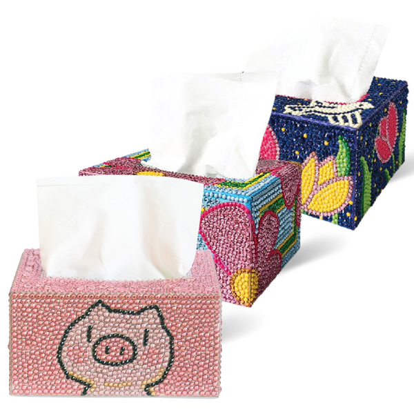 DCIDBEI Diamond Painting Taschentuchbox - Deko & Praktischer Spender