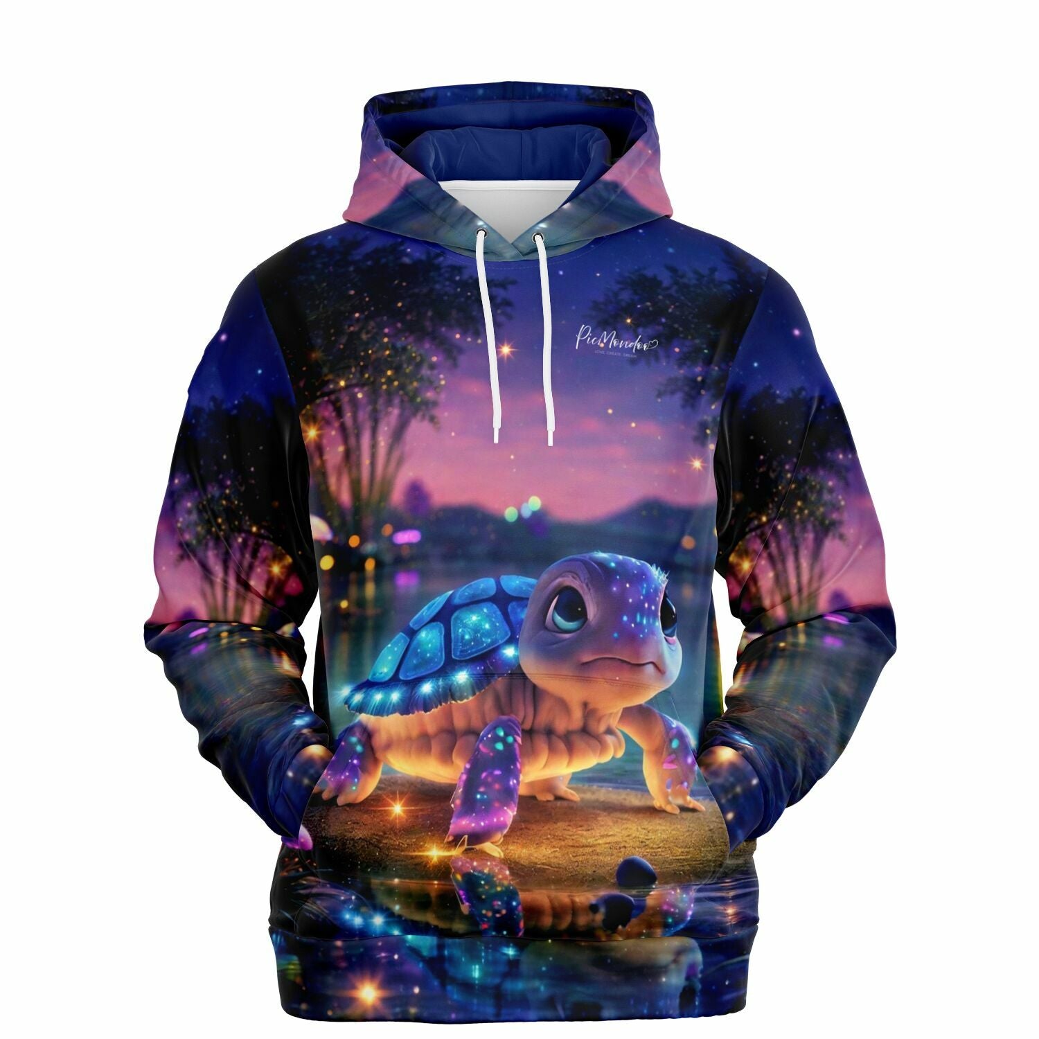 Dreamer Hoodie - Leuchtbild Special - Sparkling Turtle