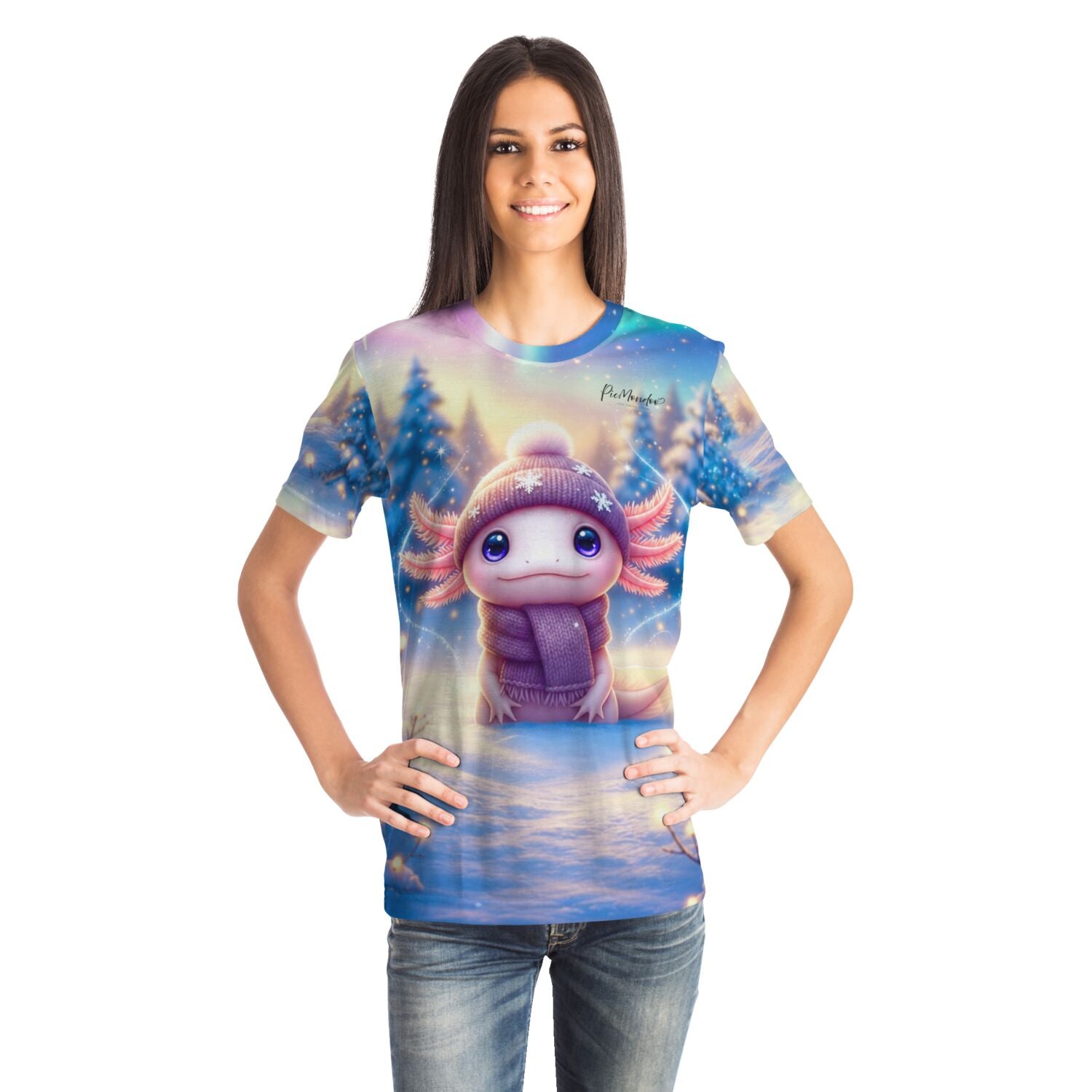 Dreamer T-Shirt - Axolotl im Urlaub