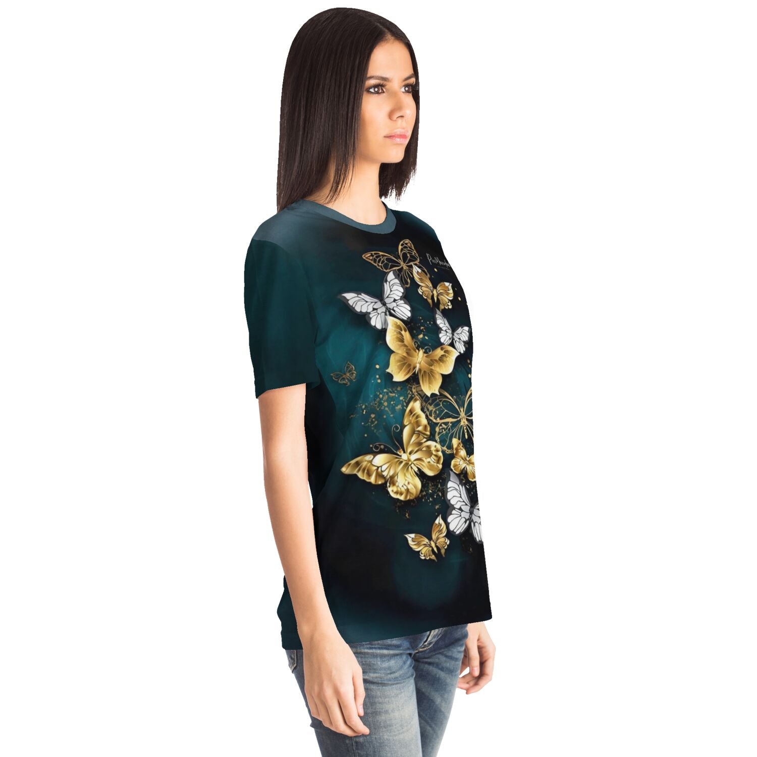 Dreamer T-Shirt - Multi Special - Goldene Schmetterlinge