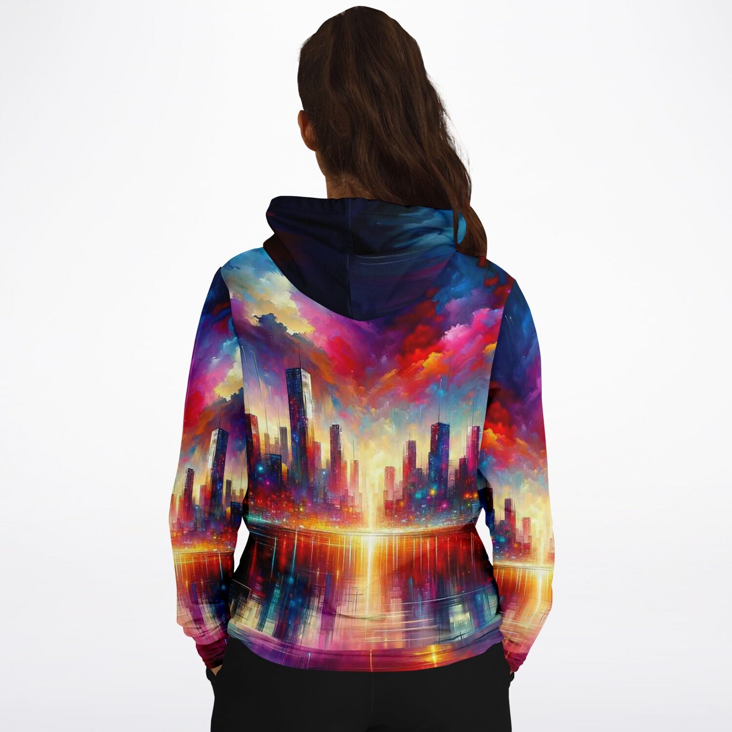 Dreamer Hoodie - Abstrakte Skyline "Limited Edition"