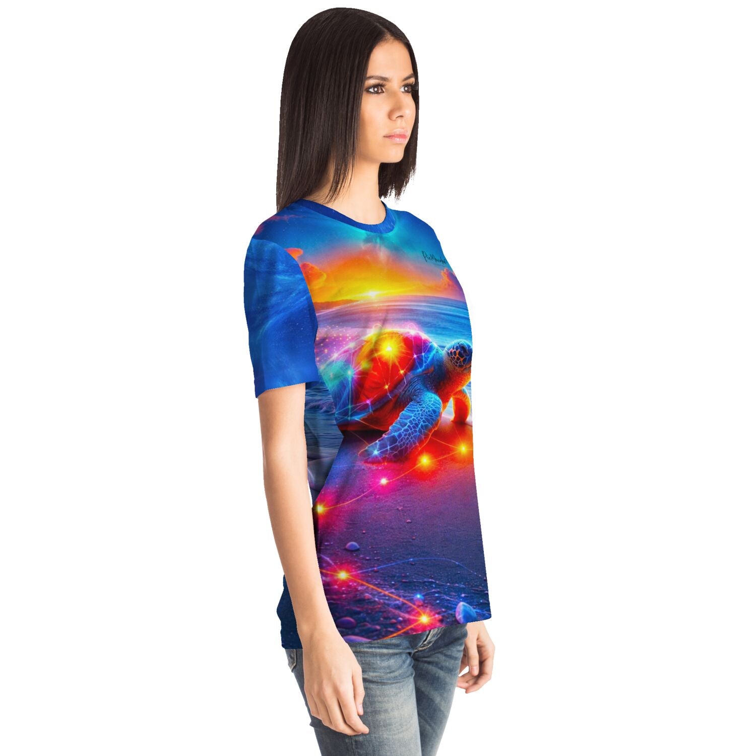 Dreamer T-Shirt - Colorful sparkling Turtle