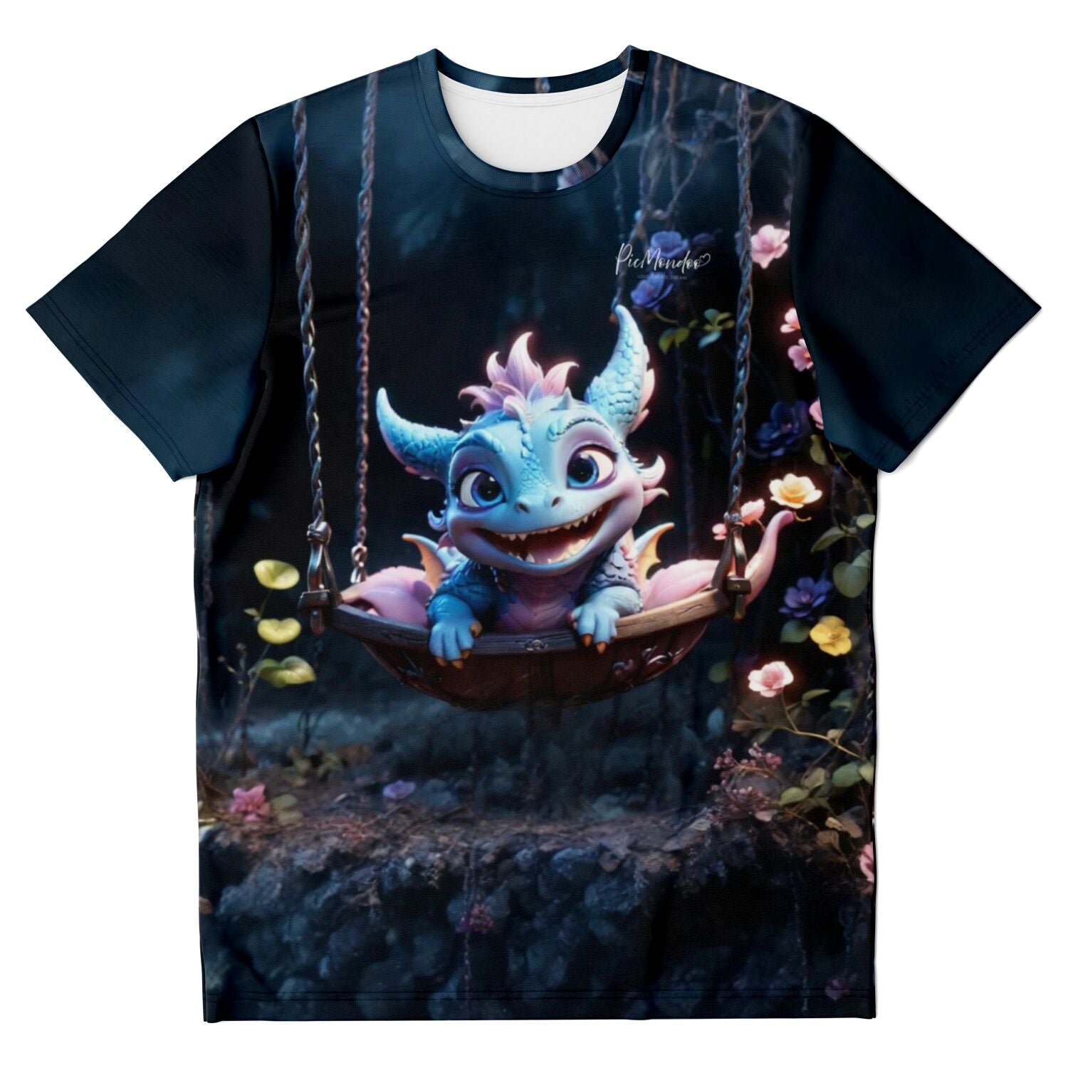 Dreamer T-Shirt - Blue Flatter Dragon