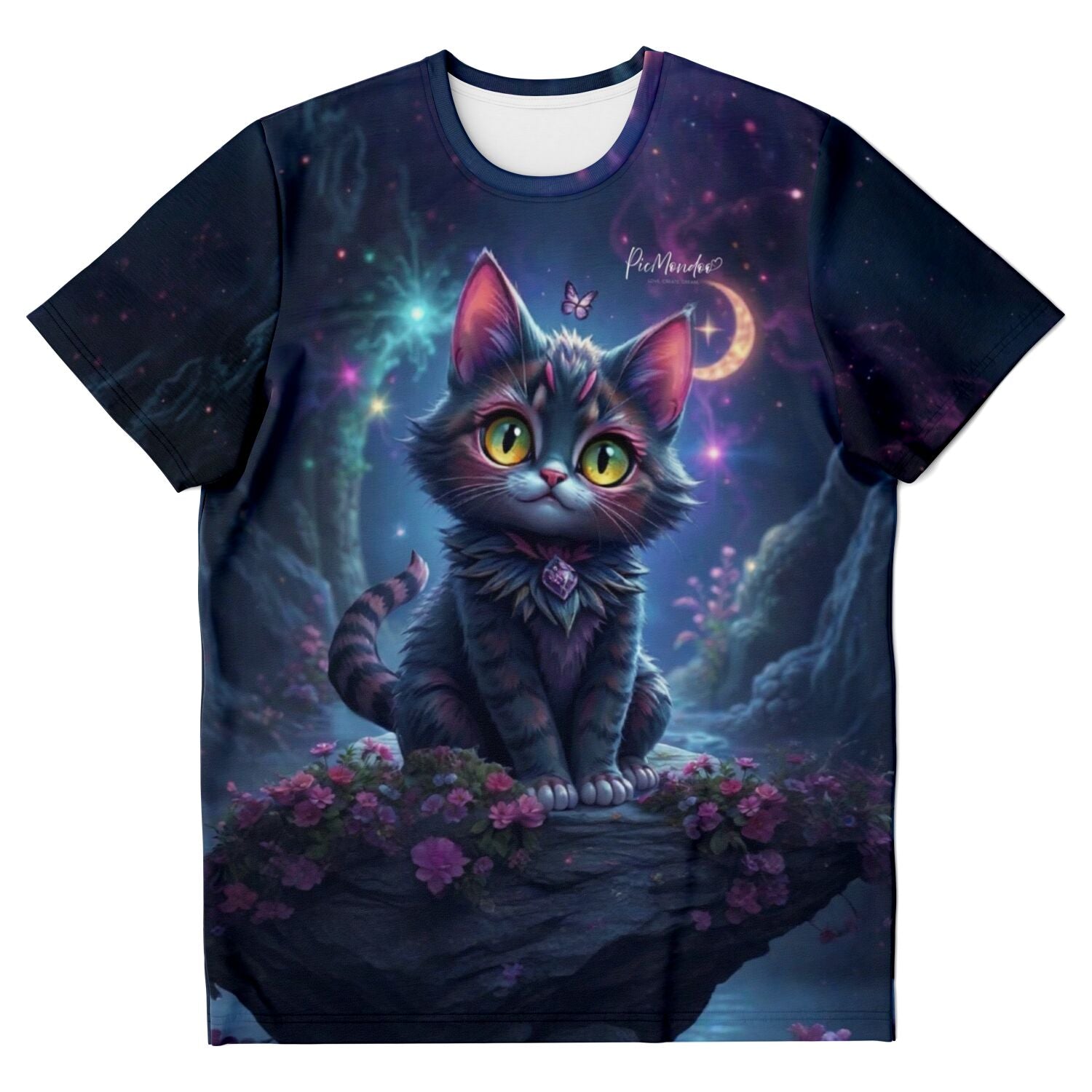 Dreamer T-Shirt - Night Cat