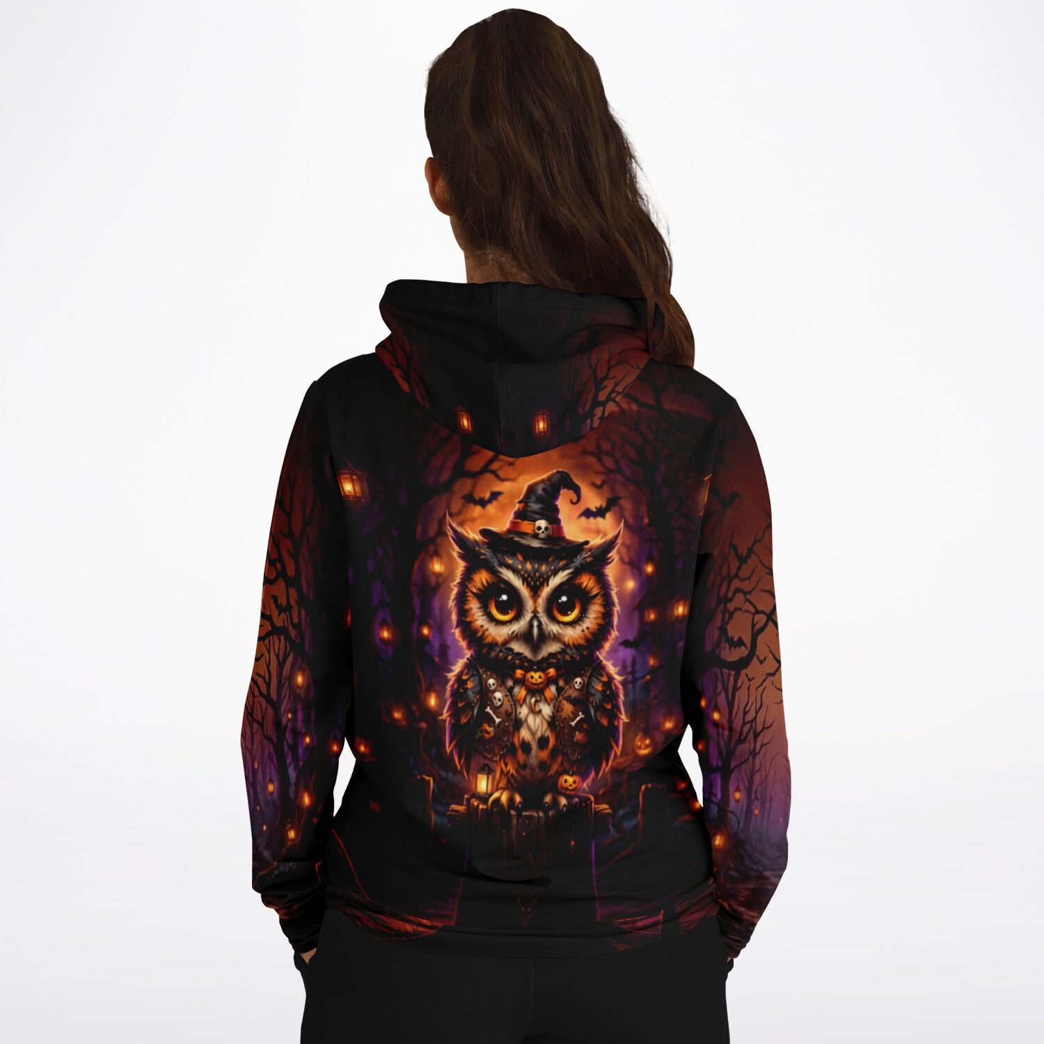 Dreamer Hoodie Wächter der Kürbisnacht mit Eulen-Motiv im Halloween-Design, ideal für Fans von Diamond Painting