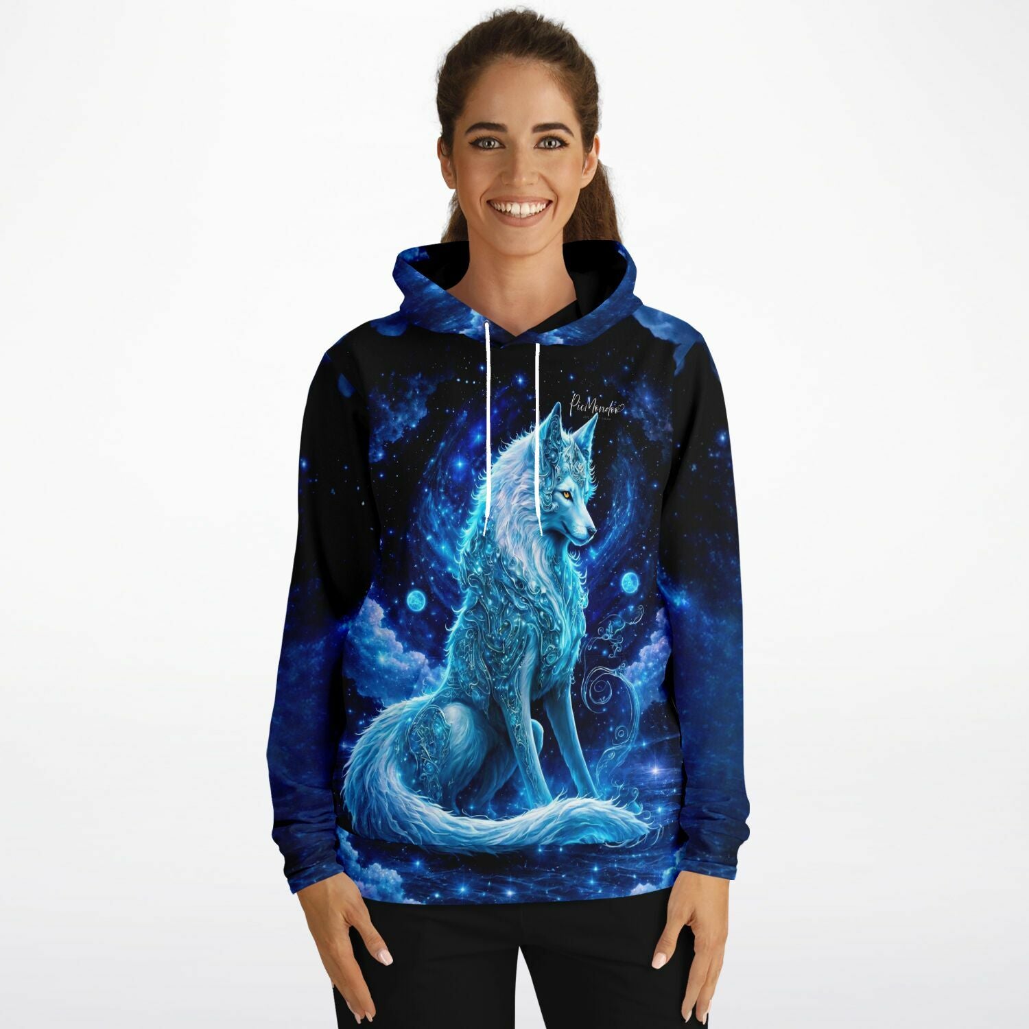 Dreamer Hoodie - Leuchtbild Special - Verzauberter Wolf