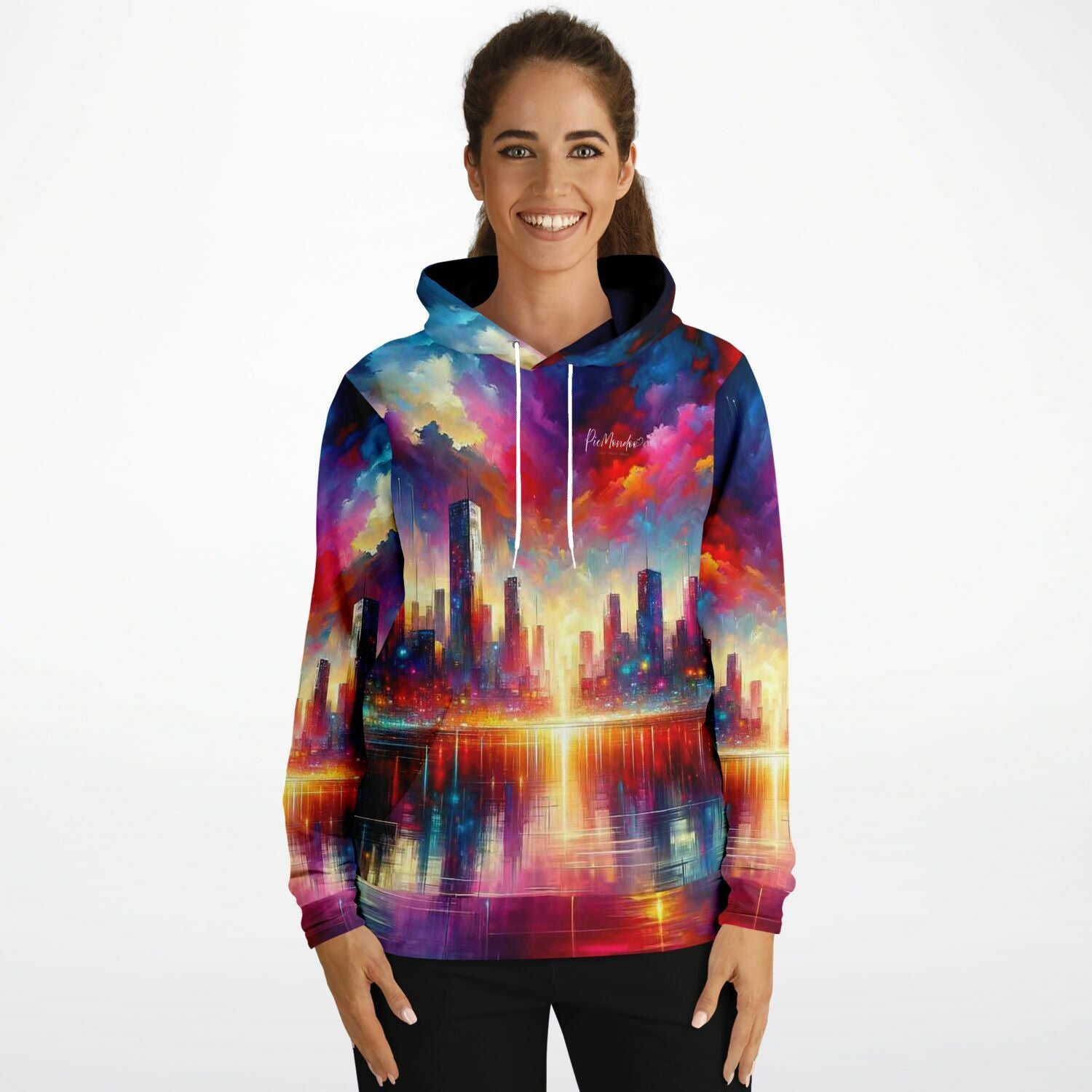 Dreamer Hoodie - Abstrakte Skyline "Limited Edition"