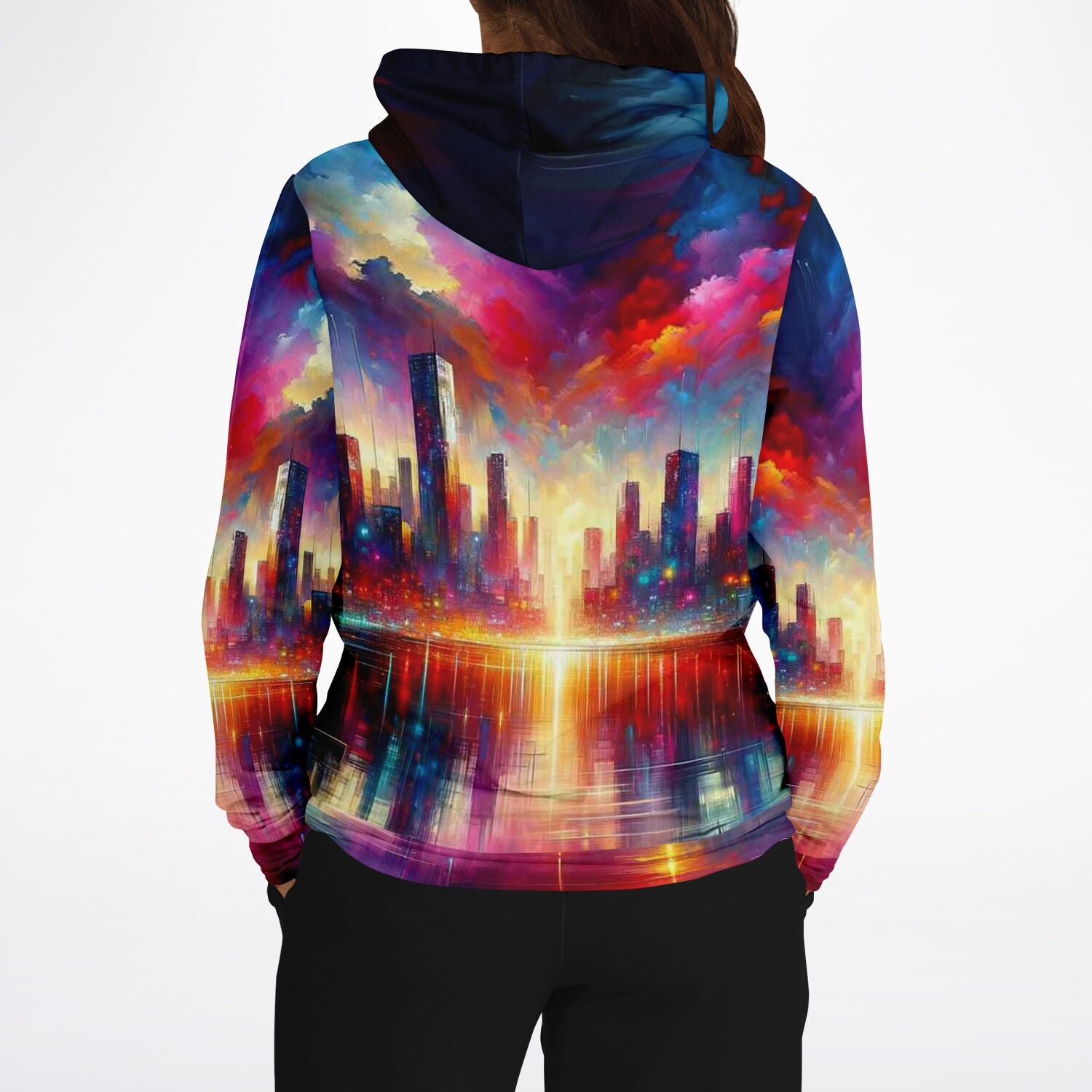 Dreamer Hoodie - Abstrakte Skyline "Limited Edition"