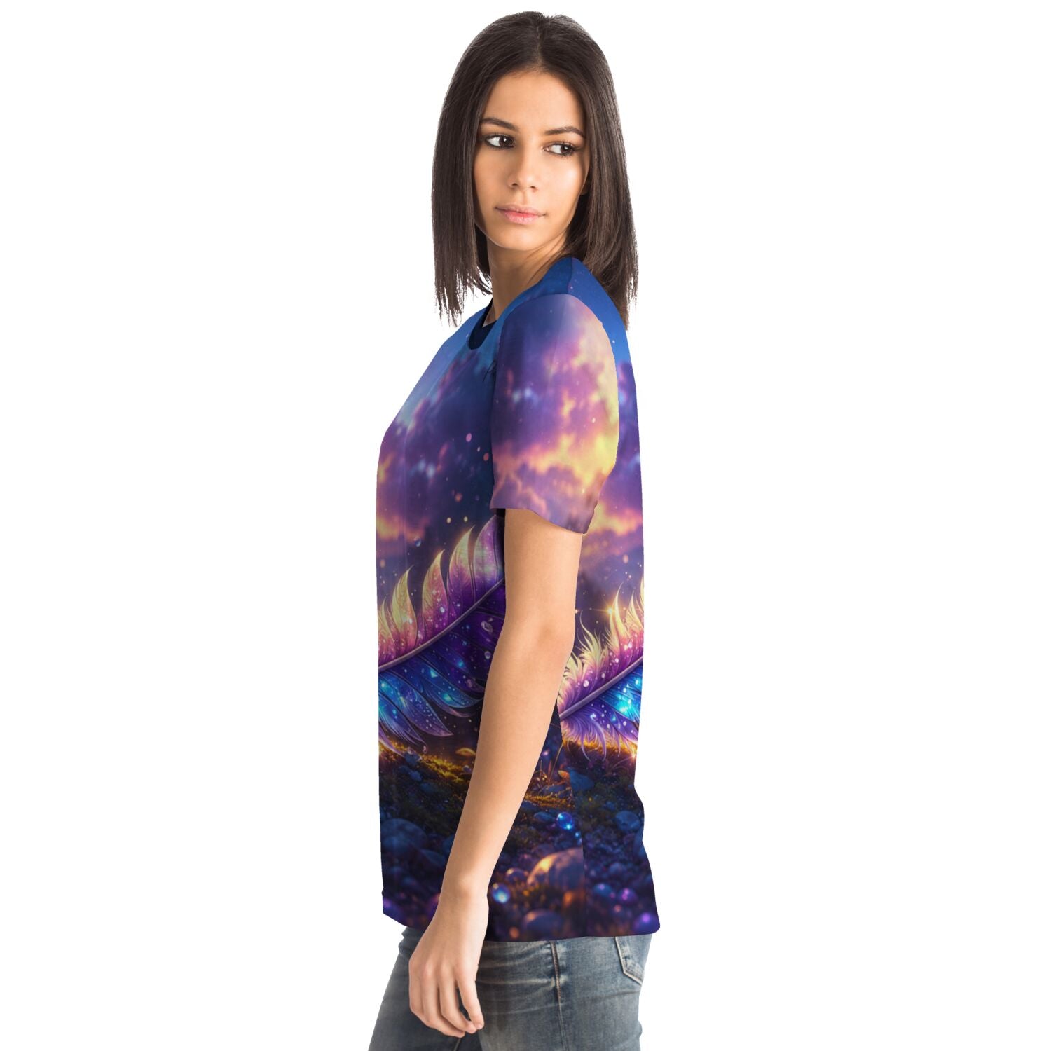Dreamer T-Shirt - Feder im Sternenlicht