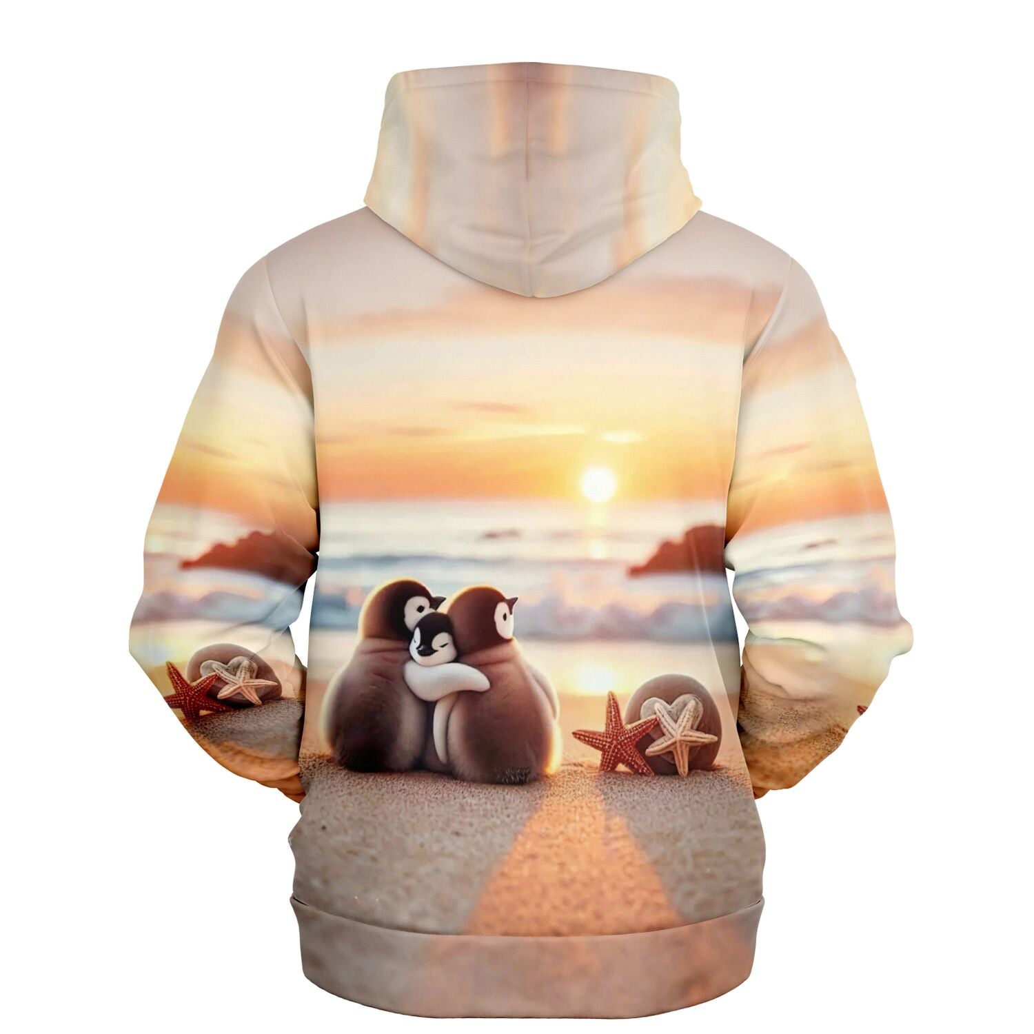 Dreamer Hoodie - Happy Family am Strand