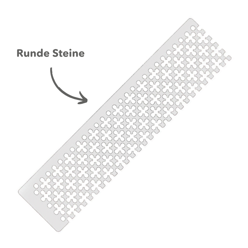 Schablone für Diamond Painting "rund & eckig"