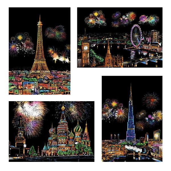 scratch painting dubai paris london und moskau