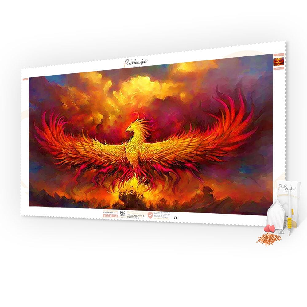 Diamond Painting XXL - Feuerdrache