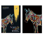 Scratch Painting - Zebra