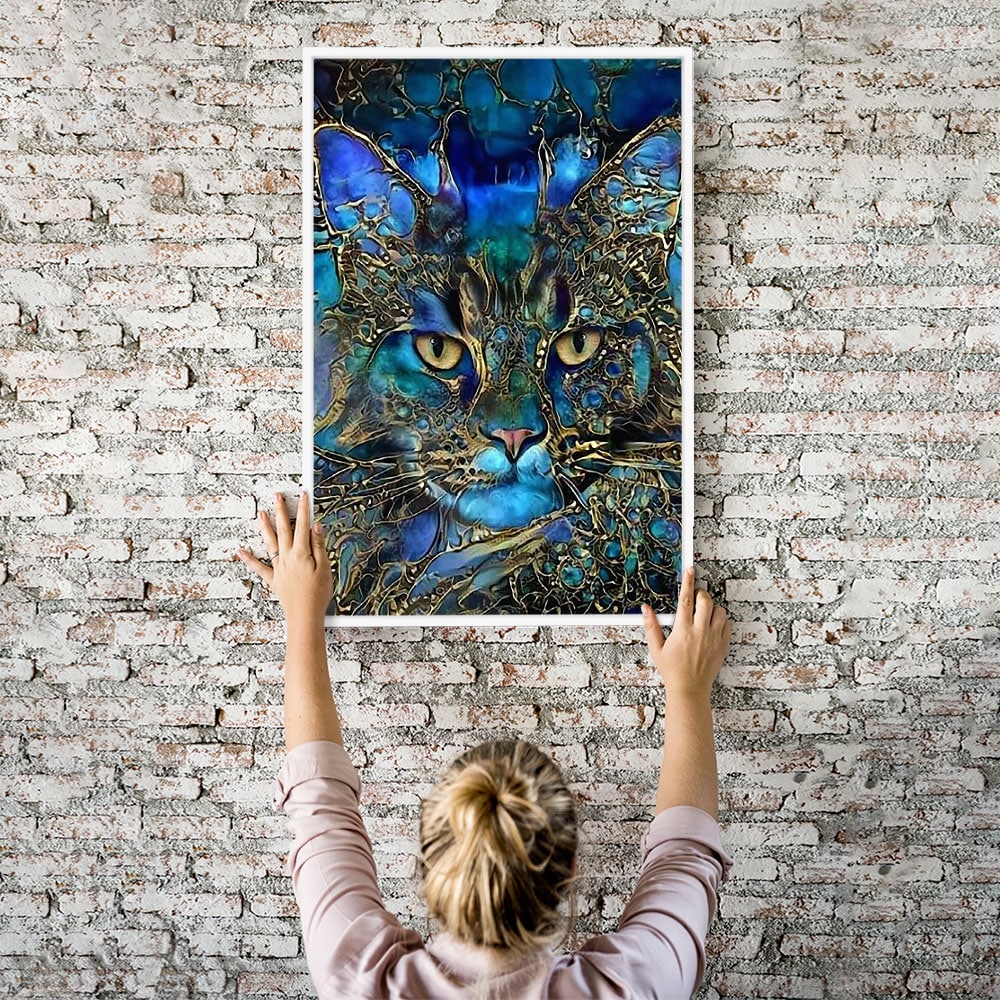 Diamond Painting - Majestätische Katze