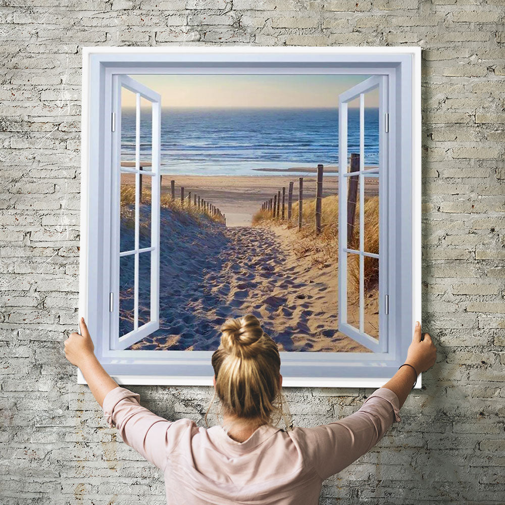 Diamond Painting Wandbild Entspannung am Strand 