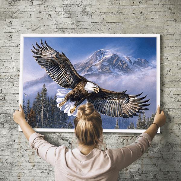 Diamond Painting Wandbild Adler der Berge