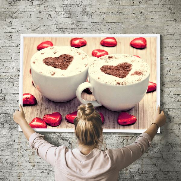 Diamond Painting Wandbild Kaffeeliebe