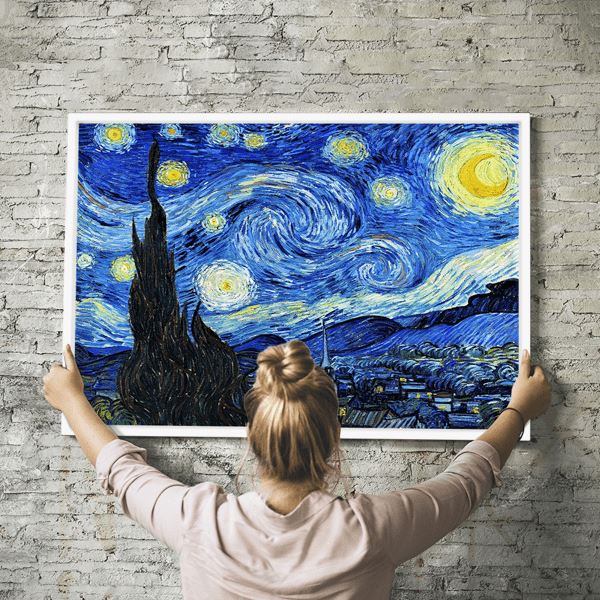 Diamond Painting Wandbild Van Gogh "Sternennacht"