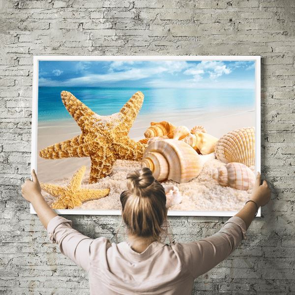 Diamond Painting Wandbild Strandbewohner