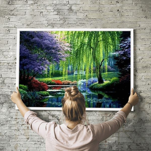 Diamond Painting Strass Special Wandbild XL Naturpark der Liebe