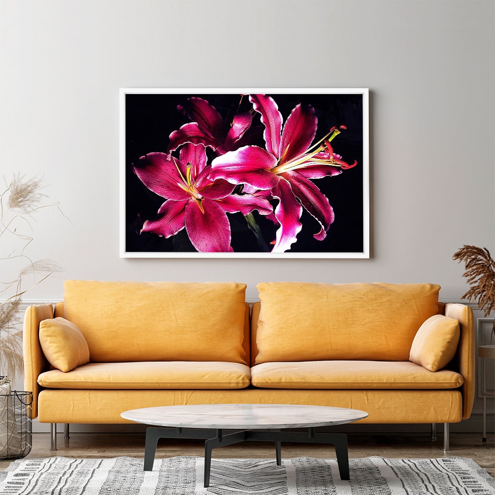 Diamond Painting Strass Special Wandbild XL Pink Flower