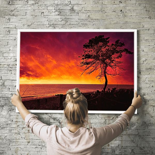 Diamond Painting Strass Special Wandbild XL Roter Sonnenuntergang