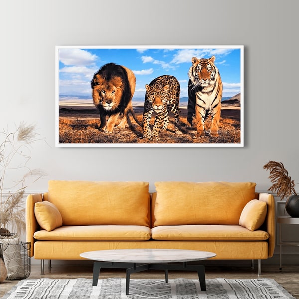 Diamond Painting XXXL Wandbild Wilde Katzen