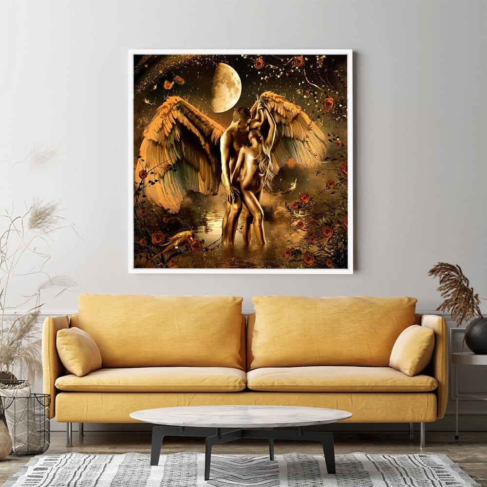 Diamond Painting Wandgestaltung Angel Lovers