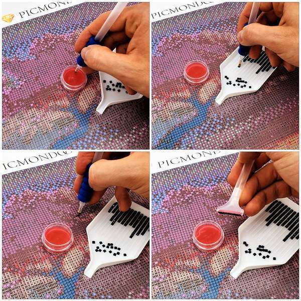 Diamond Painting Sticker - Eulen