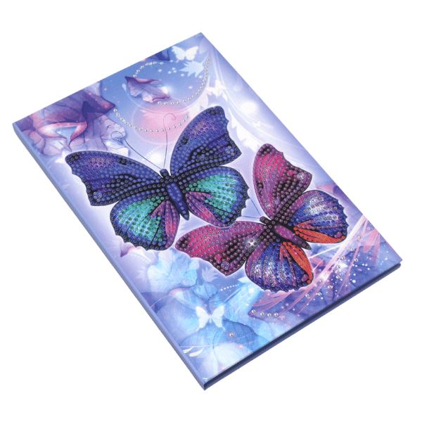 Diamond Painting Notizbuch - Color Schmetterlinge