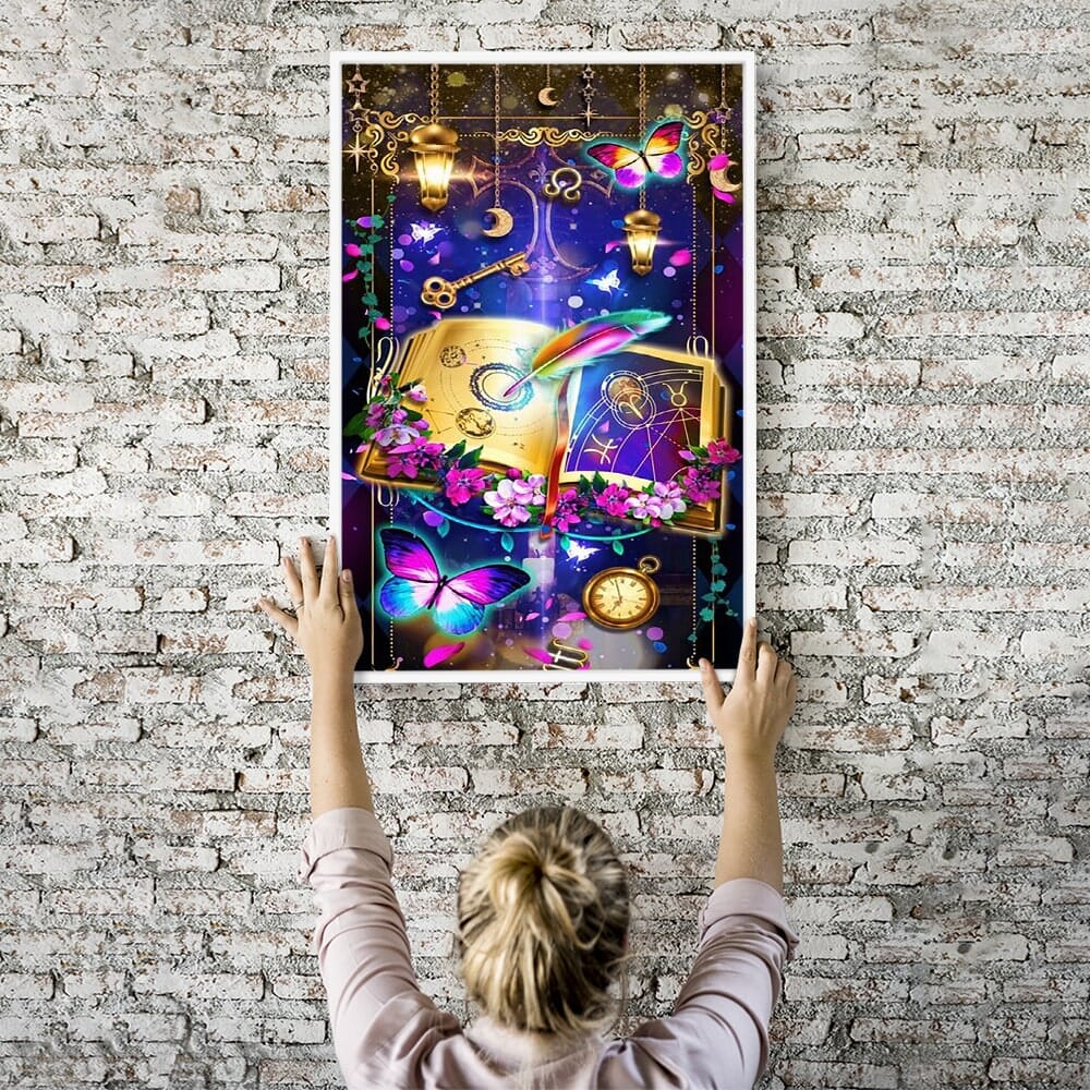 Diamond Painting Wandbild Magic Time