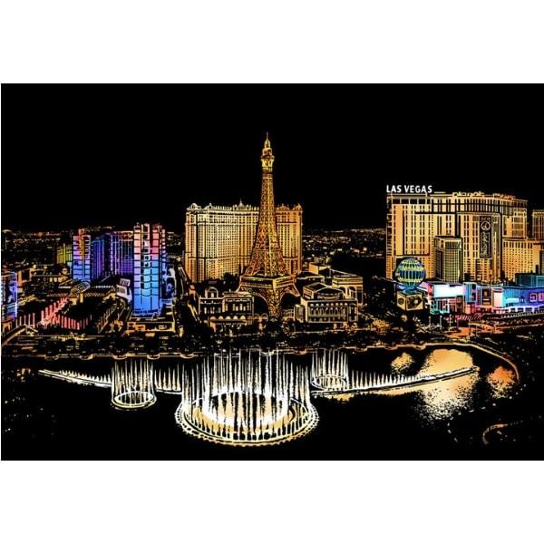 Scratch Painting Kratzbild von Las Vegas
