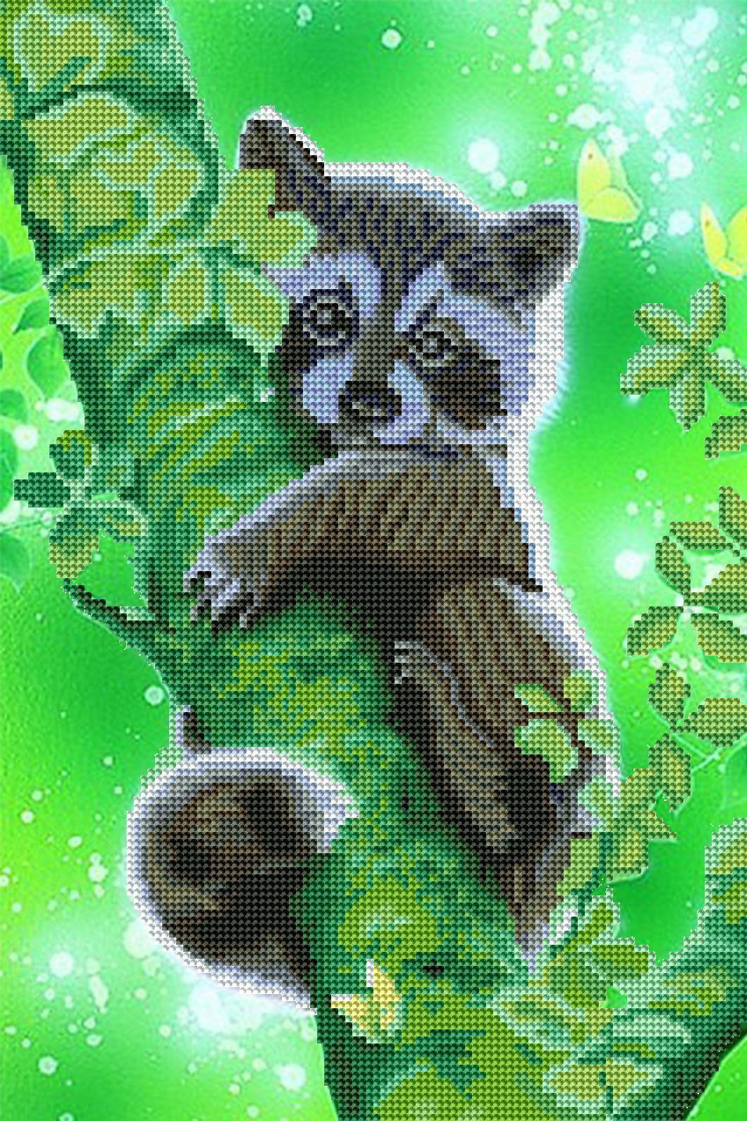 Diamond Painting - Sweet Raccoon