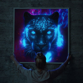 Diamond Painting Leuchtbild Special Wandbild Black Panther