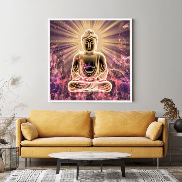 Diamond Painting Wandgestaltung Buddha der Hoffnung