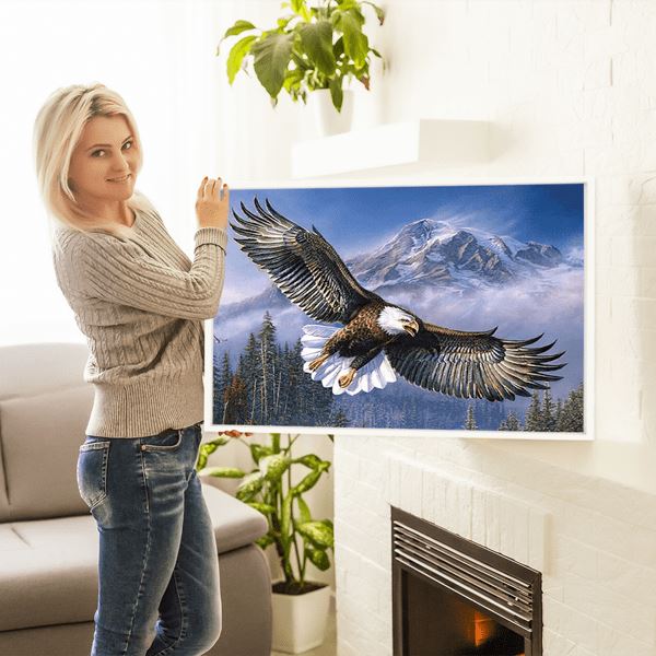 Diamond Painting Bild Adler der Berge