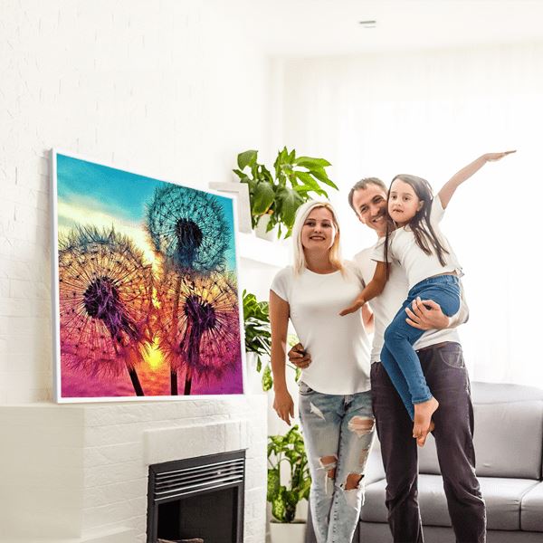 Diamond Painting Bild Pusteblume