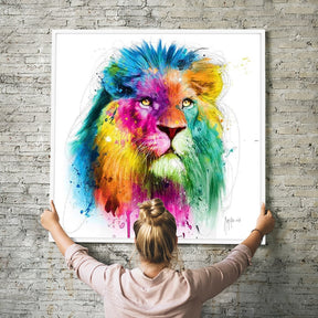 Diamond Painting Strass Special Wandbild XL Color Lion