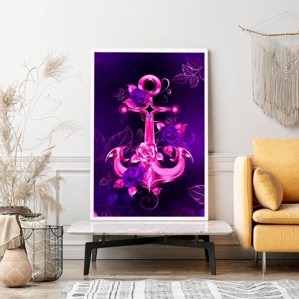 Diamond Painting Strass Special Wandbild Pinke Hoffnung