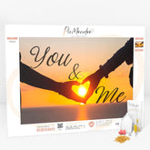 Diamond Painting Strass Special Leinwand - XL "You & Me"