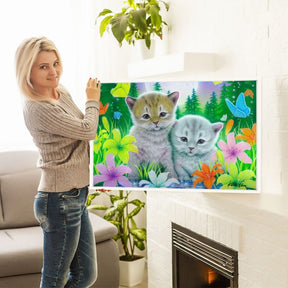 Diamond Painting Strass Special Bild Sweet Cats MINI