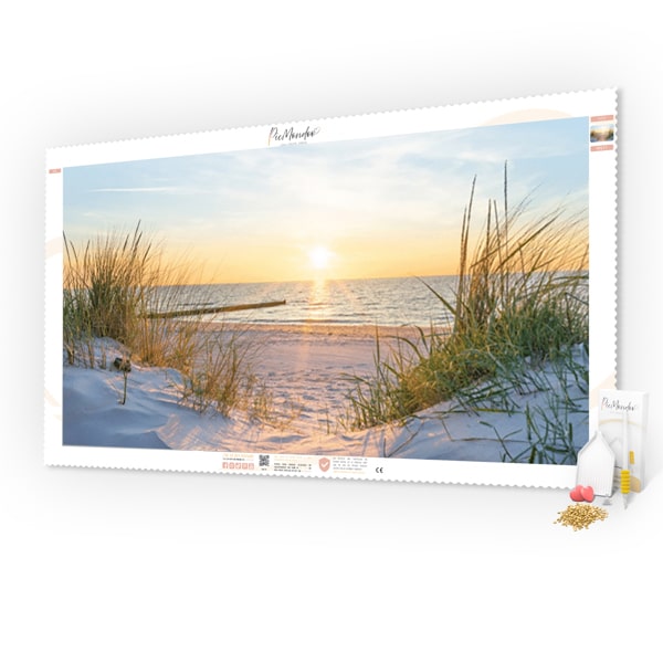 Diamond Painting XXXL Leinwand Entspannung im Sonnenuntergang