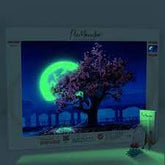Diamond Painting Leuchtbild Special - Moonlight Tree